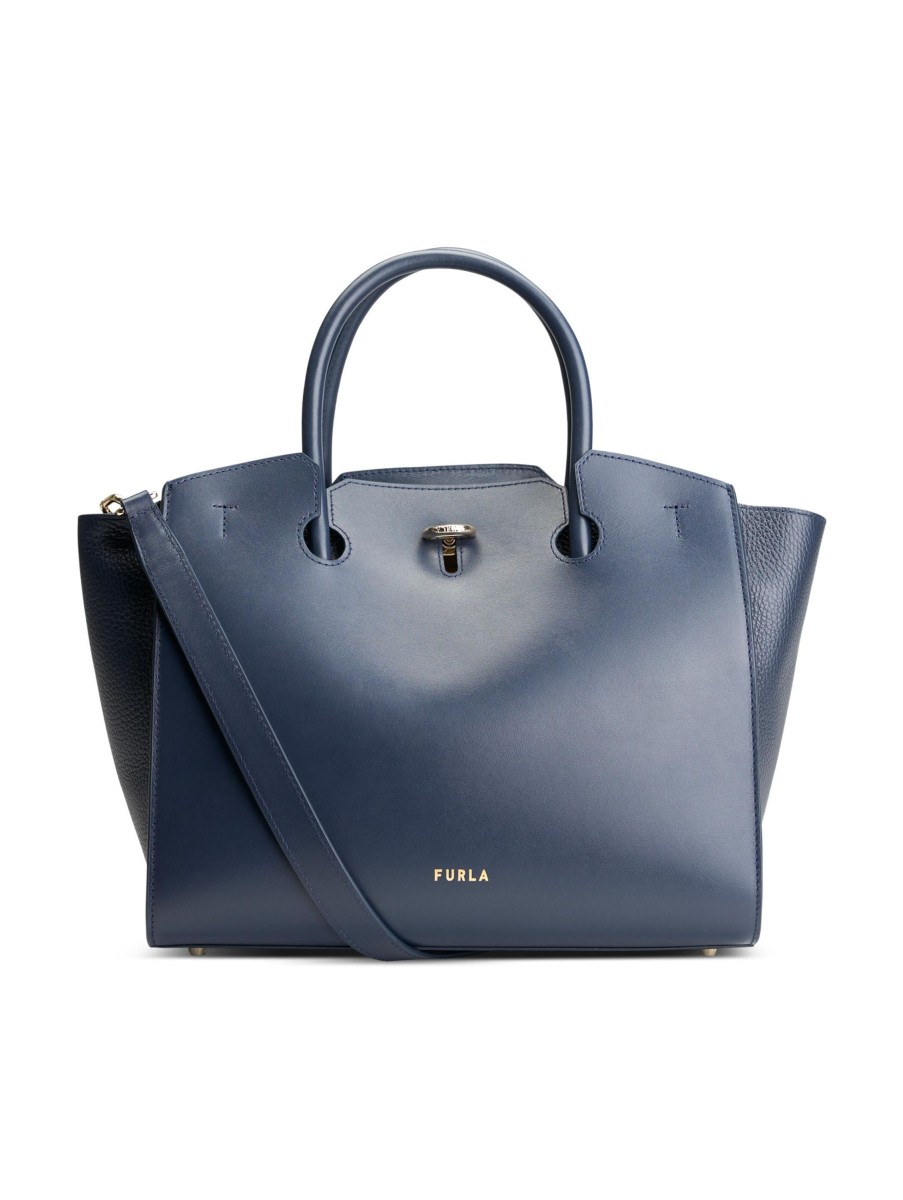 Frauen Furla Taschen | Handtasche Genesi M Dark Denim