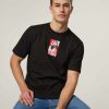 Manner Diesel T-Shirts & Shirts | T-Shirt Mit Logo Just Schwarz