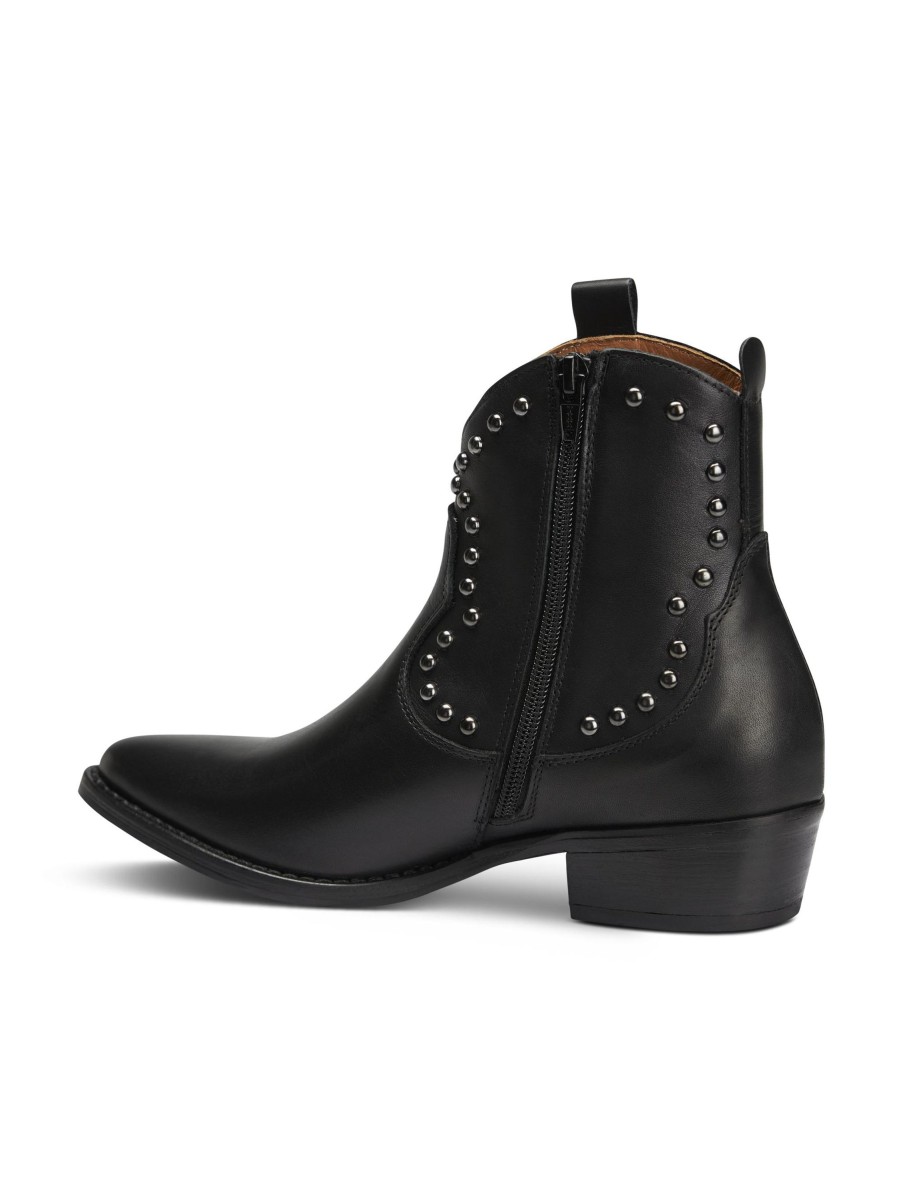 Frauen The Flow Boots & Stiefeletten | Cowboy Stiefelette Schwarz