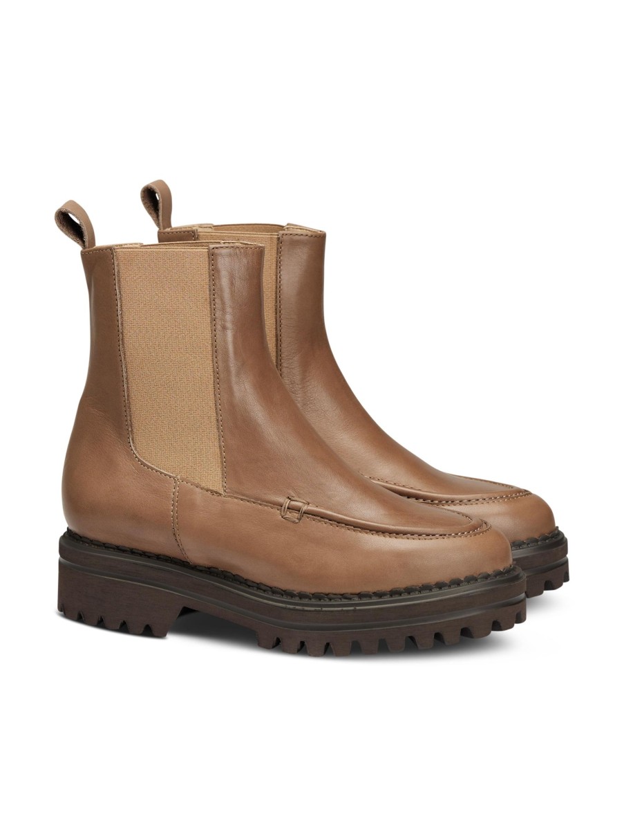 Frauen Pedro Miralles Boots & Stiefeletten | Chelsea Boot Taupe