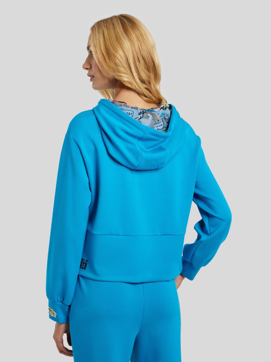 Frauen Marc Cain Pullover & Strick | Sweatshirt Mittelblau