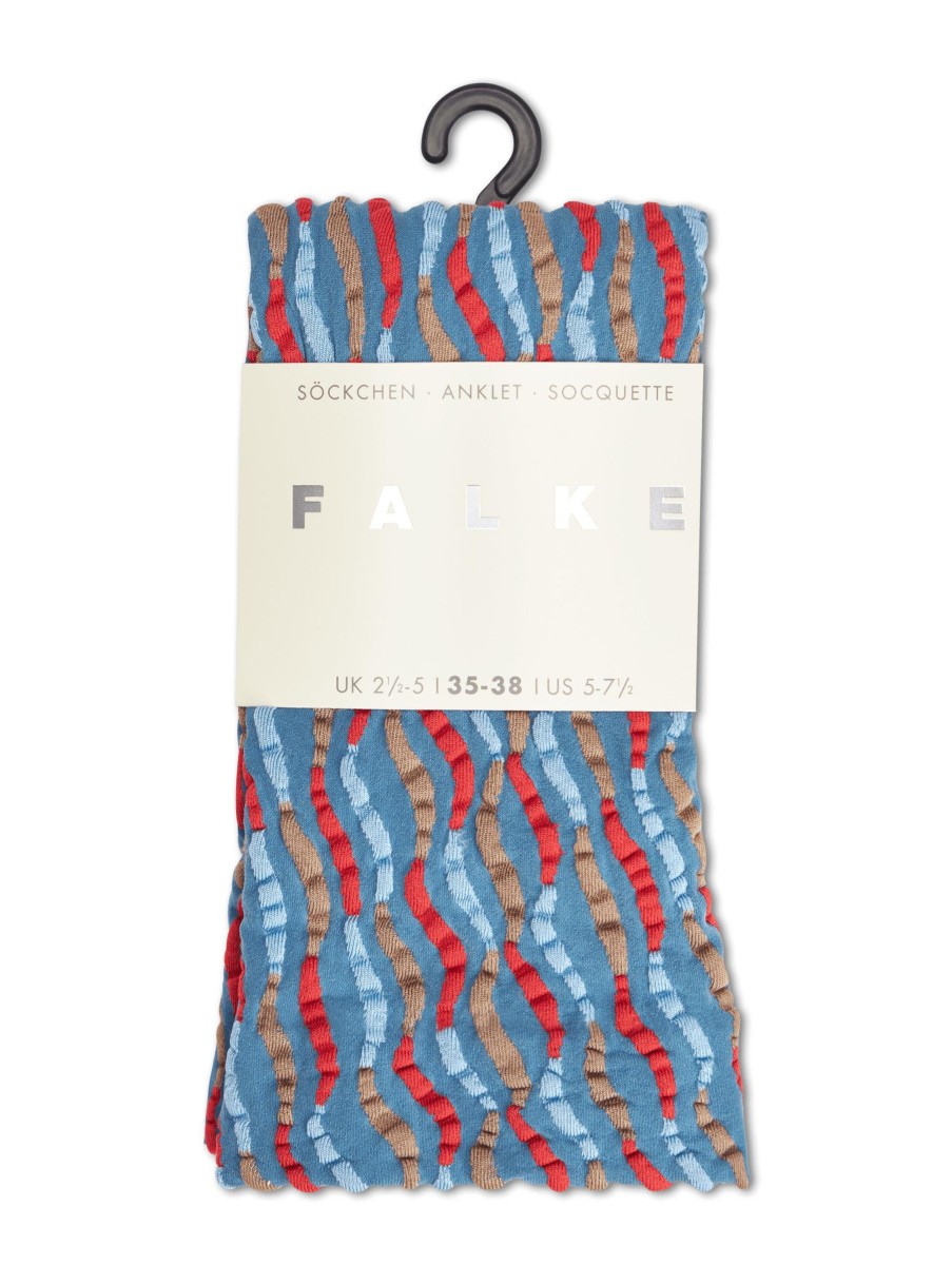 Frauen Falke Wasche & Loungewear | Socken Hallucinate Mittelblau