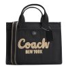 Frauen Coach Taschen | Shopper Cargo Tote Schwarz