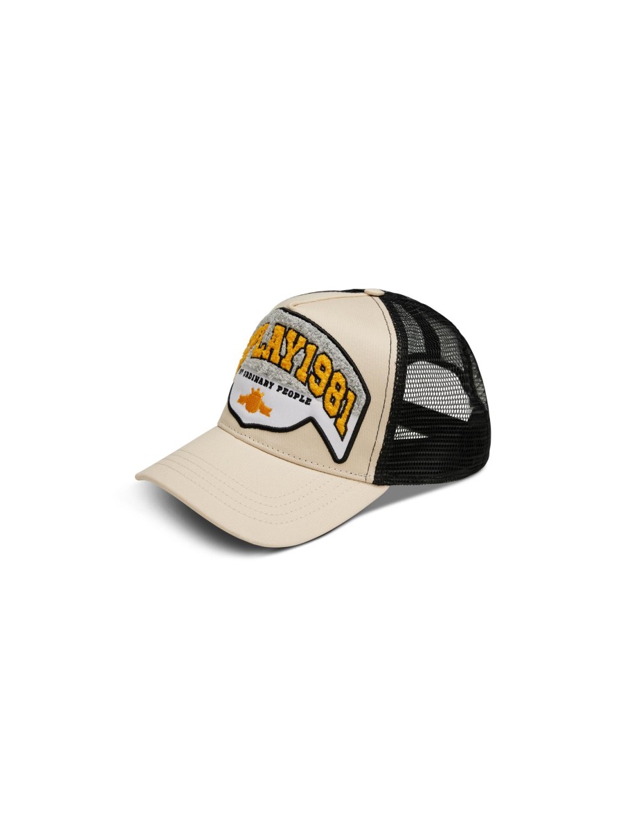 Manner Replay Hute & Mutzen | Cap Mit Logo Beige