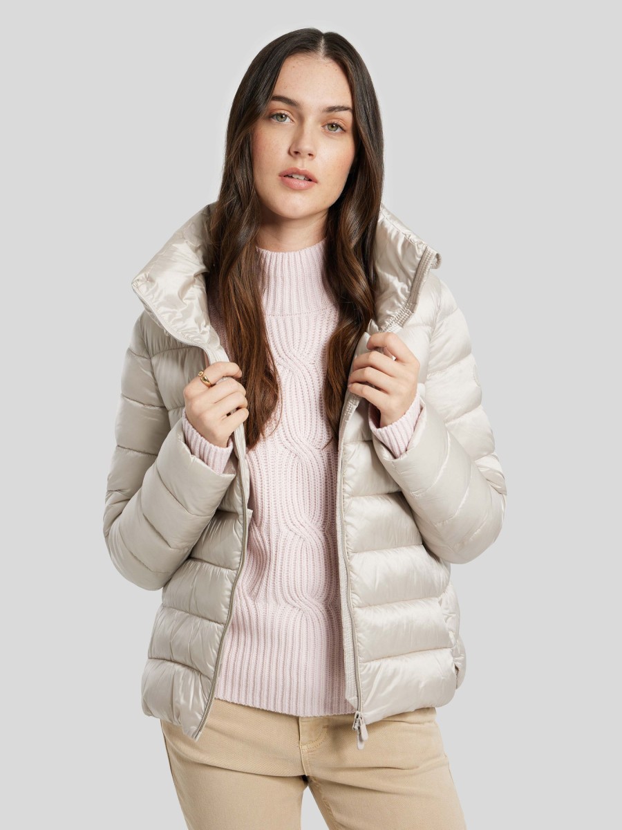 Frauen Save the Duck Jacken | Steppjacke Elsie Beige