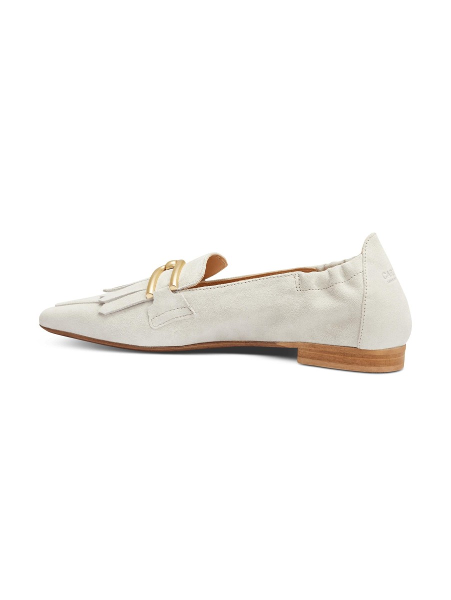 Frauen Donna Carolina Halbschuhe | Loafer Dana Hellgrau