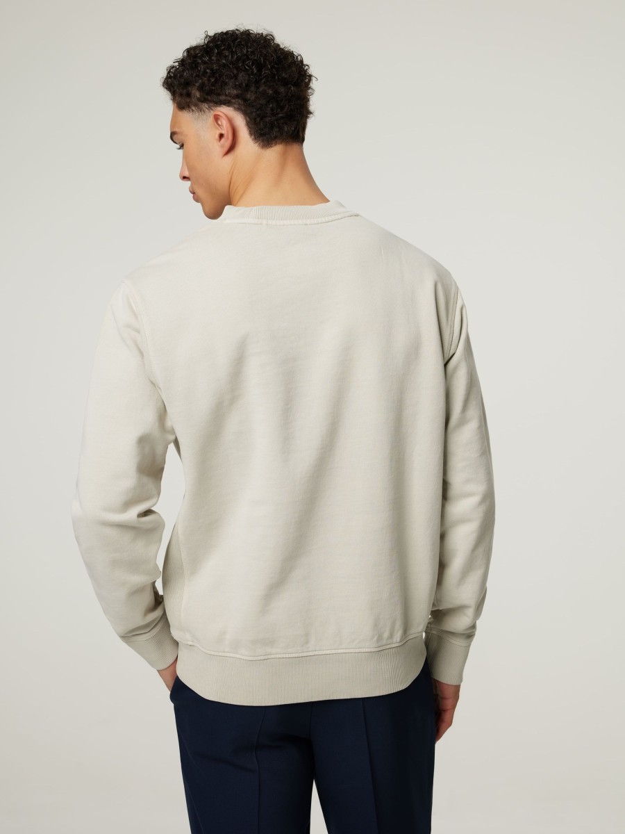 Manner BOSS Casual Hoodies & Sweatshirts | Sweatshirt Wefade Beige