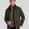 Manner Montecore Jacken | Jacke Mit Blende Oliv