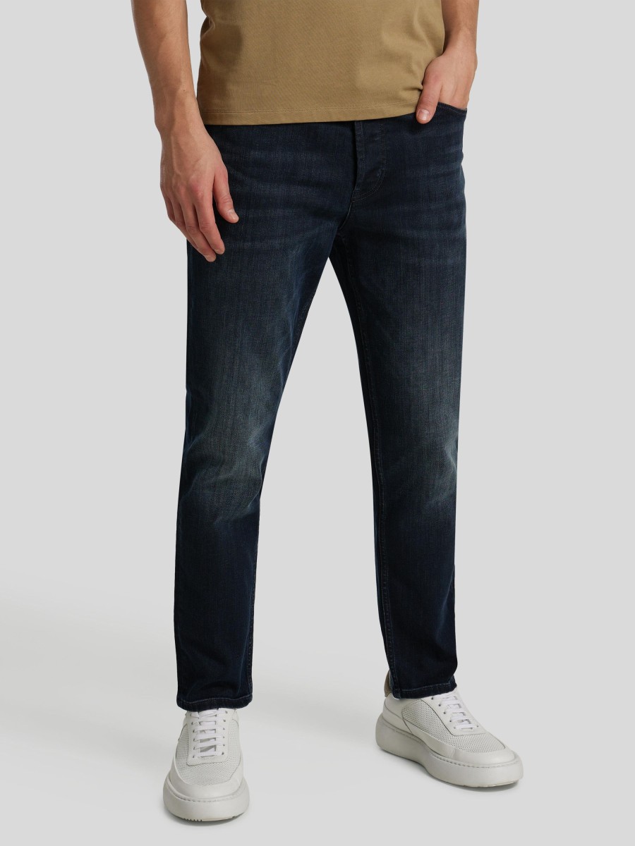 Manner Hugo Sportswear Jeans | Jeans Im Tapered Fit Dark Denim