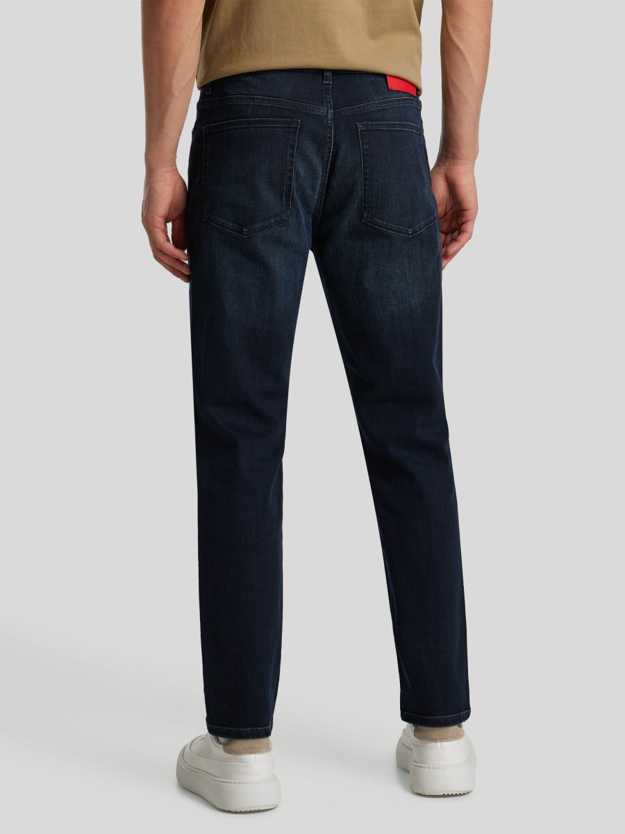 Manner Hugo Sportswear Jeans | Jeans Im Tapered Fit Dark Denim