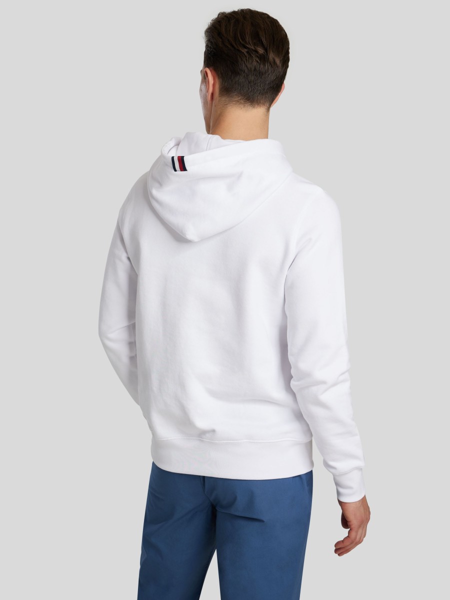 Manner Tommy Hilfiger Hoodies & Sweatshirts | Hoodie Mit Logo Weiss