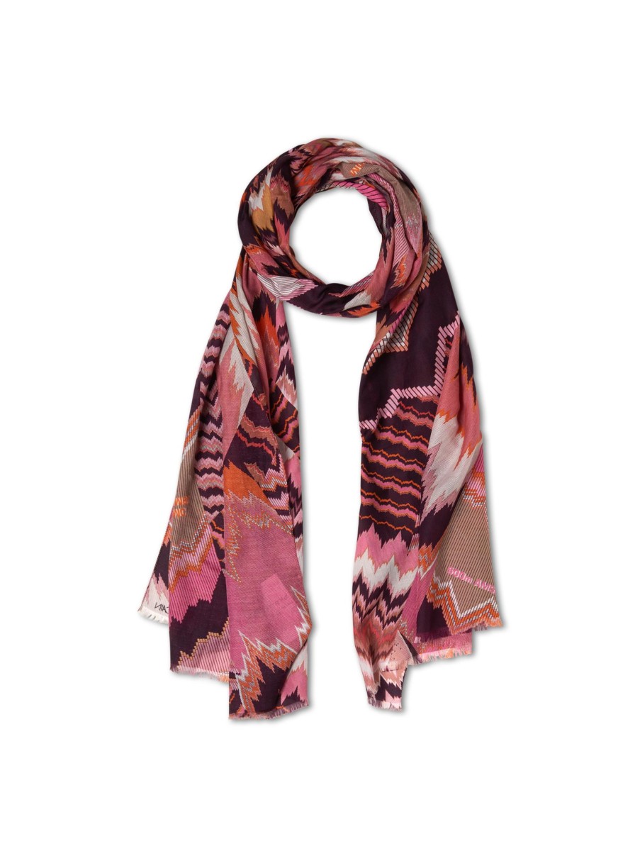 Frauen Marc Cain Schals & Tucher | Tuch Mit Print Rosa