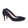 Frauen Paul Kehl High Heels & Pumps | Pumps Aus Wildleder Marine