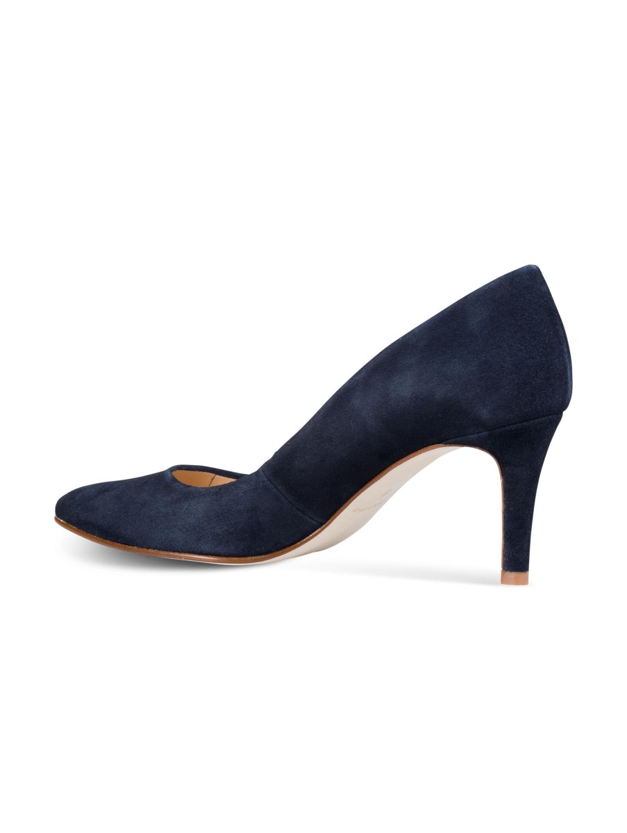 Frauen Paul Kehl High Heels & Pumps | Pumps Aus Wildleder Marine