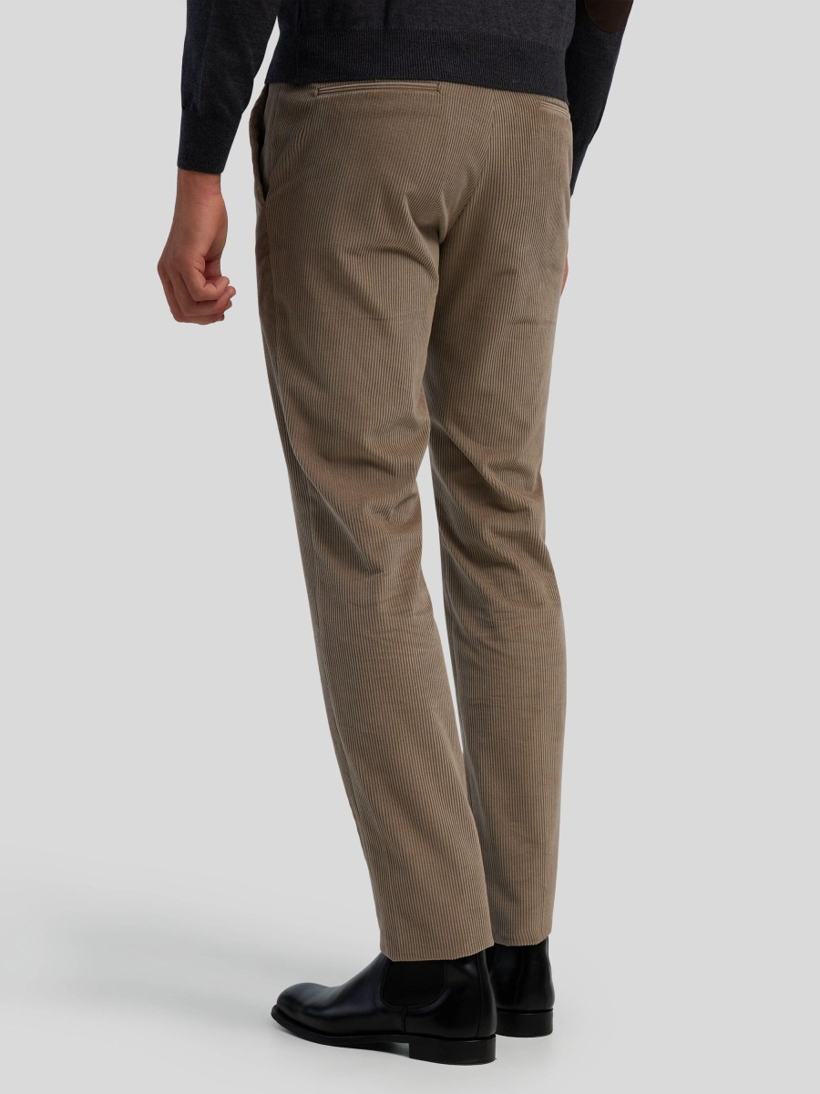 Manner Zegna Hosen | Hose Im Regular Fit Dunkelgrun