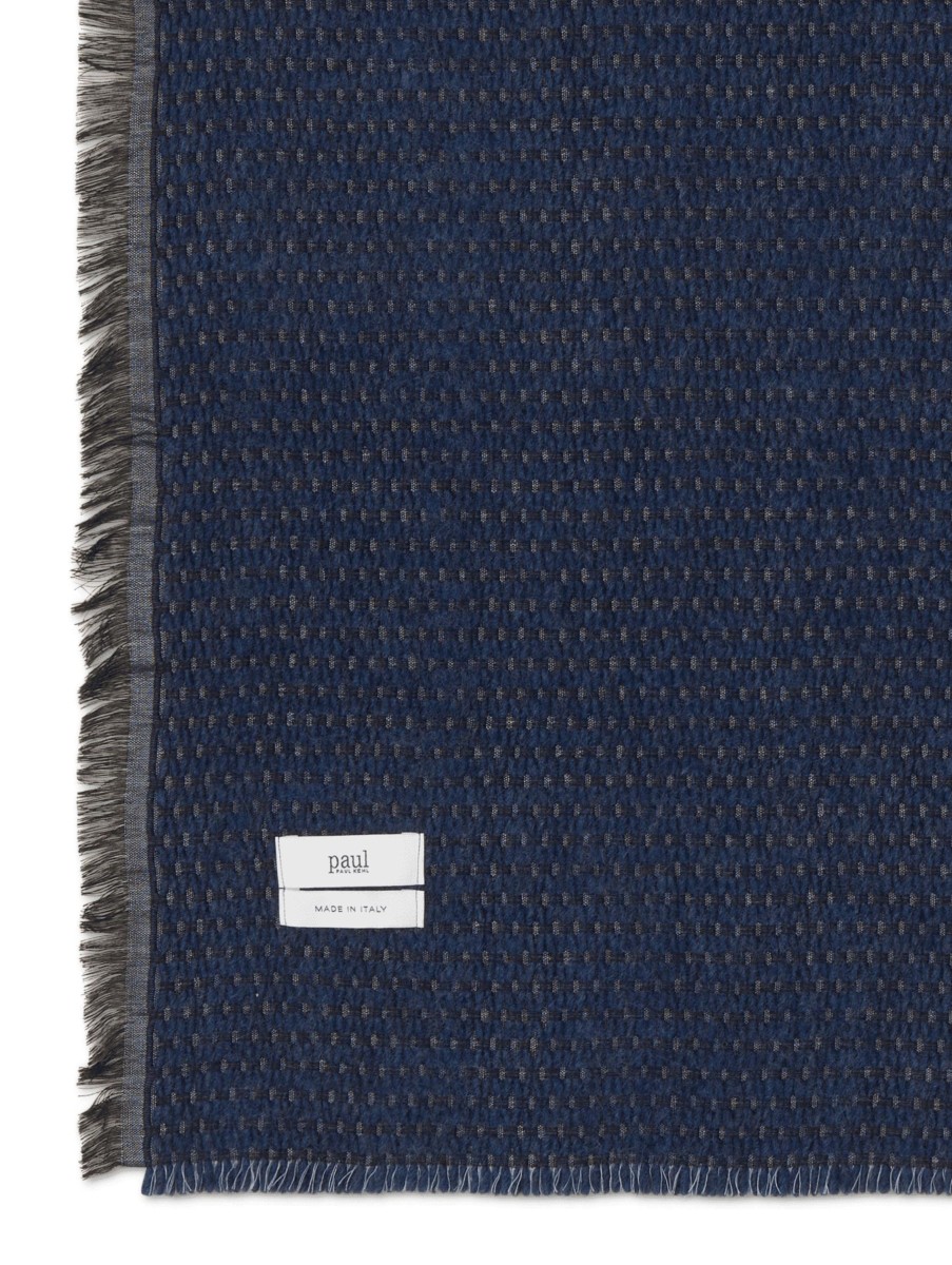 Manner Paul Schals & Tucher | Schal Mit Textur-Muster Schwarz