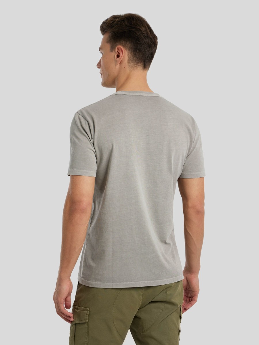 Manner AllSaints T-Shirts & Shirts | T-Shirt Mit Logo Taupe