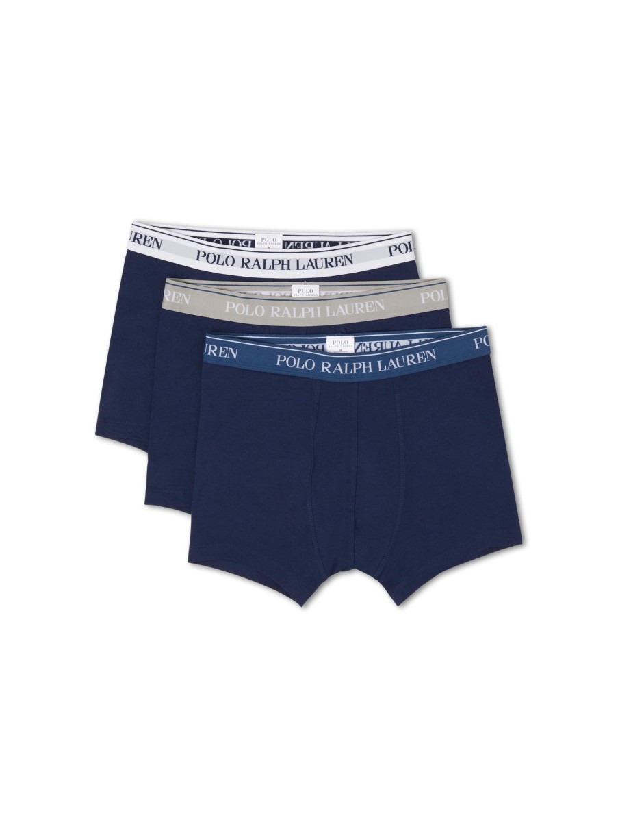 Manner Polo Ralph Lauren Men Wasche & Loungewear | Boxershorts 3Er Set Marine