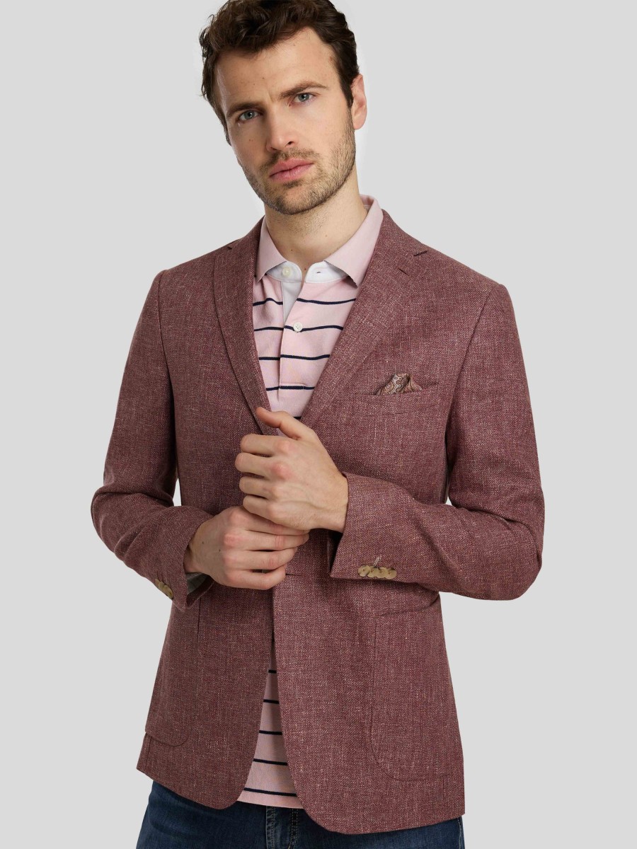 Manner Paul Kehl Vestons | Veston Im Custom Fit Bordeaux