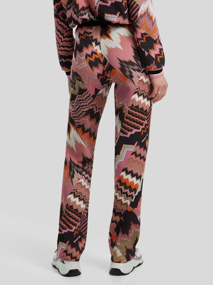 Frauen Marc Cain Hosen | Hose Mit Print Pink