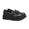 Frauen Paul Kehl Halbschuhe | Loafer Mit Plateau Schwarz