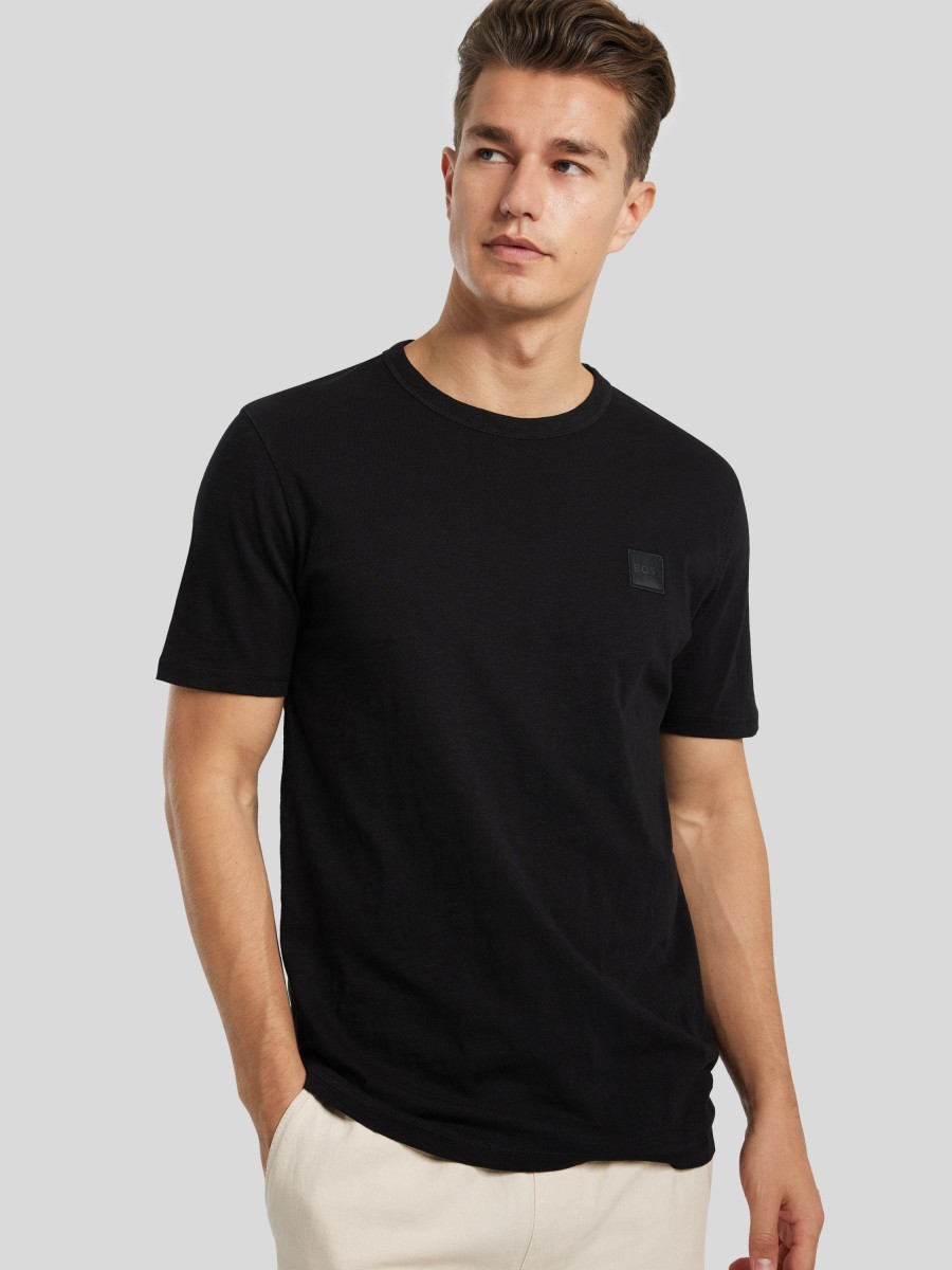 Manner BOSS Casual T-Shirts & Shirts | T-Shirt Tegood Schwarz