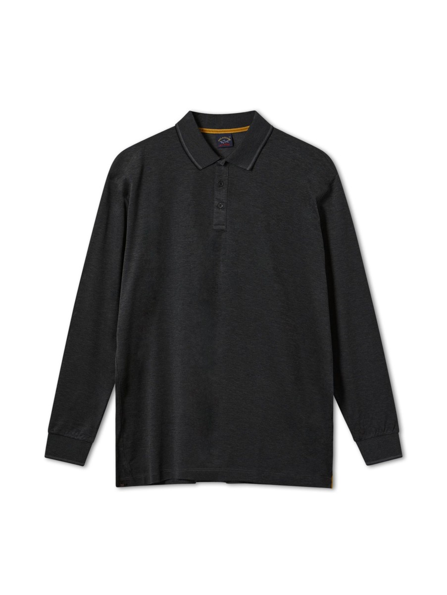 Manner Paul & Shark Grosse Grossen | Polo-Shirt Anthrazit