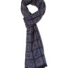 Manner Paul Kehl Schals & Tucher | Foulard Mit Muster Mittelblau