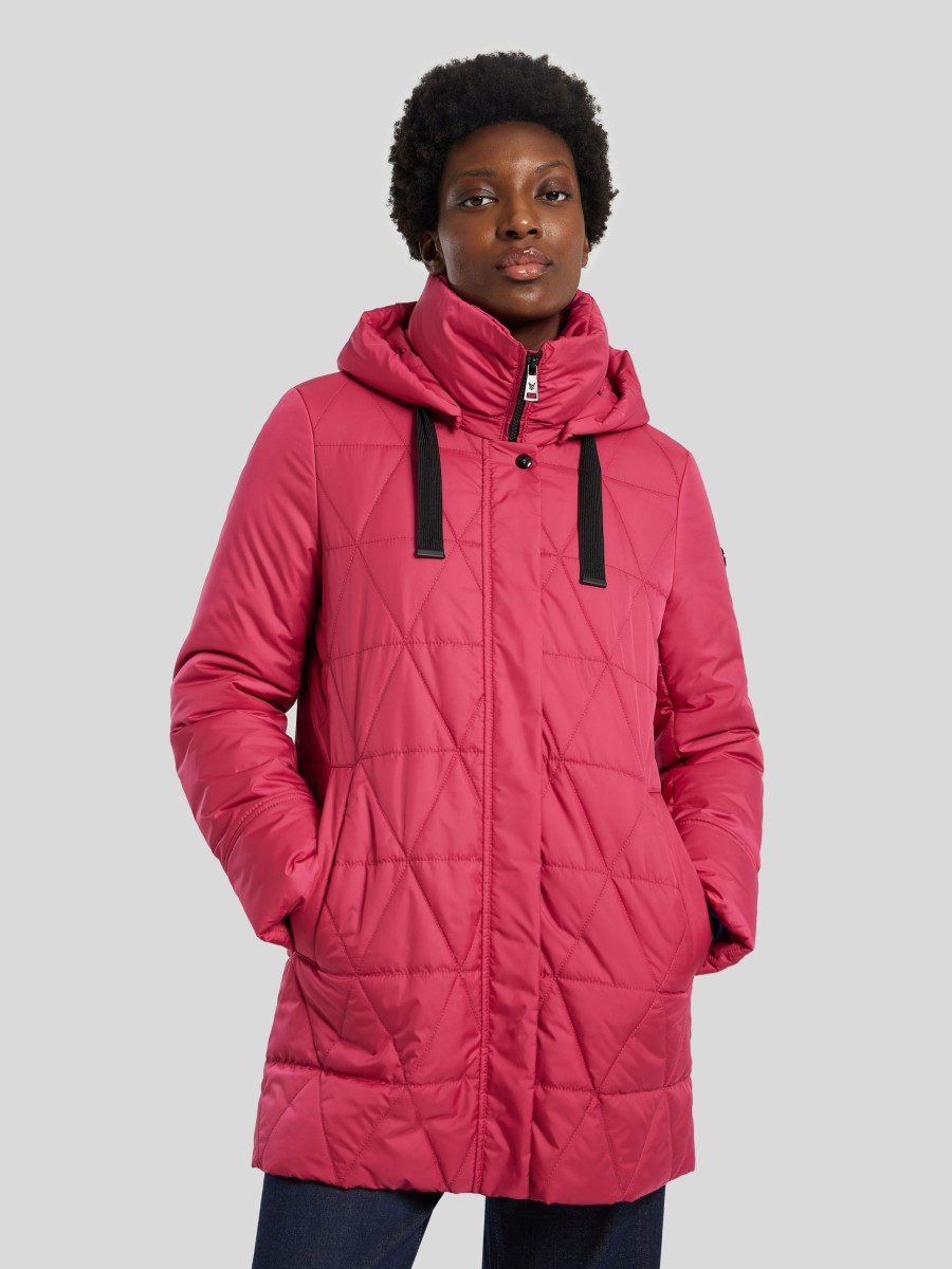 Frauen Fuchs Schmitt Mantel | Parka Mit Steppung Pink