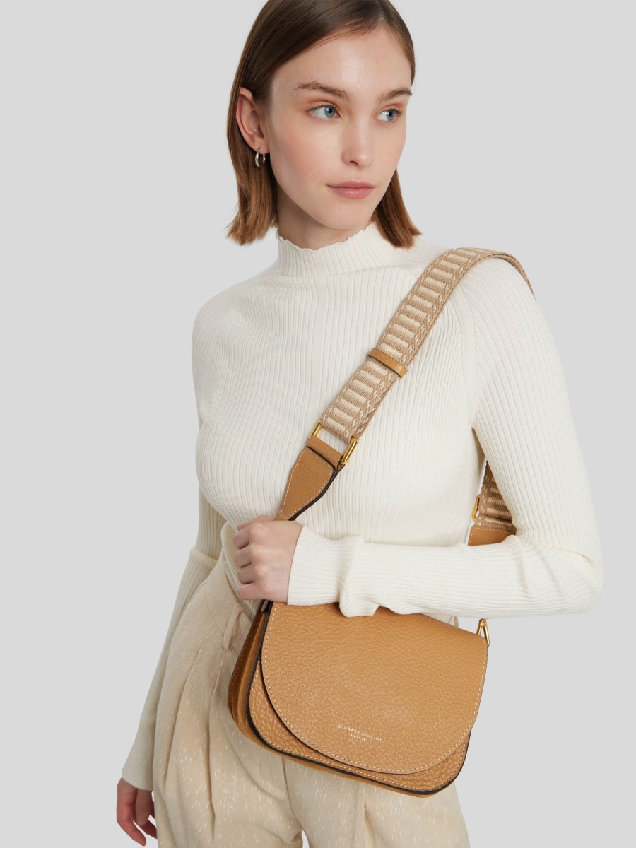 Frauen Gianni Chiarini Taschen | Umhangetasche Cognac