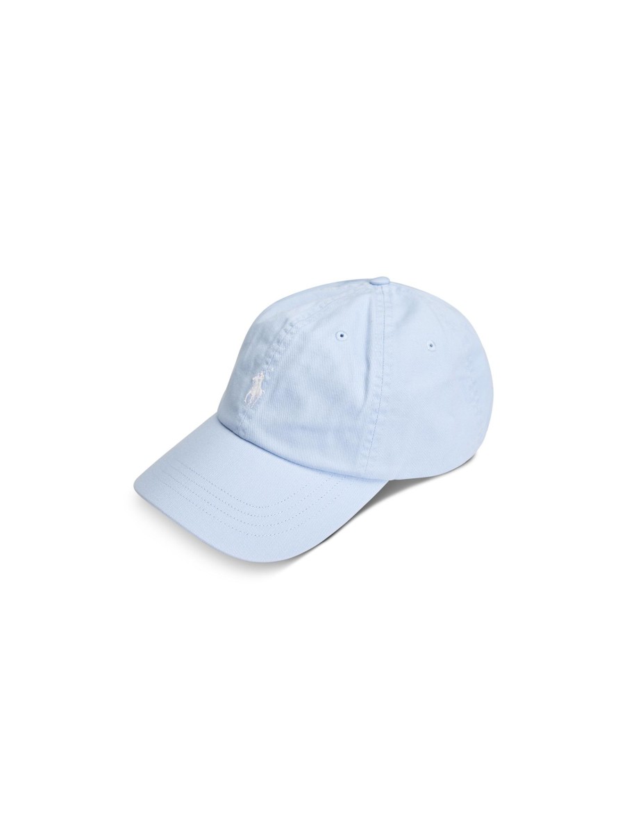 Manner Polo Ralph Lauren Men Hute & Mutzen | Cap Mit Logo Hellblau