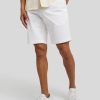 Manner Tommy Hilfiger Shorts | Bermudas Im Relaxed Fit Harlem Weiss