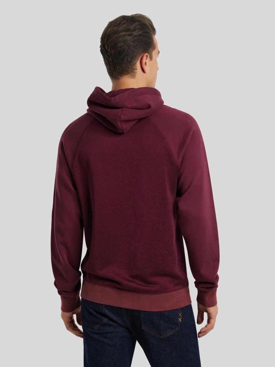 Manner Scotch & Soda Men Hoodies & Sweatshirts | Hoodie Mit Logo Bordeaux