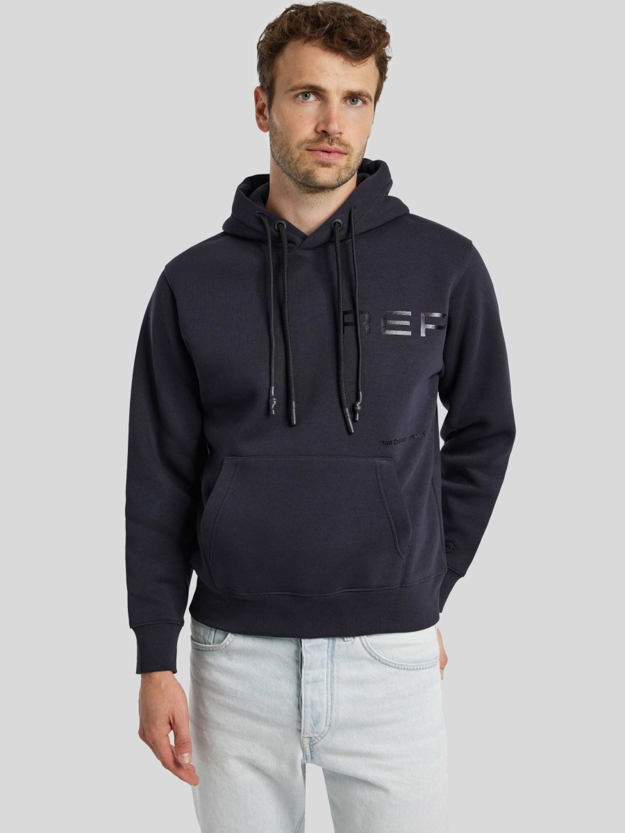 Manner Replay Hoodies & Sweatshirts | Hoodie Mit Print Schwarz