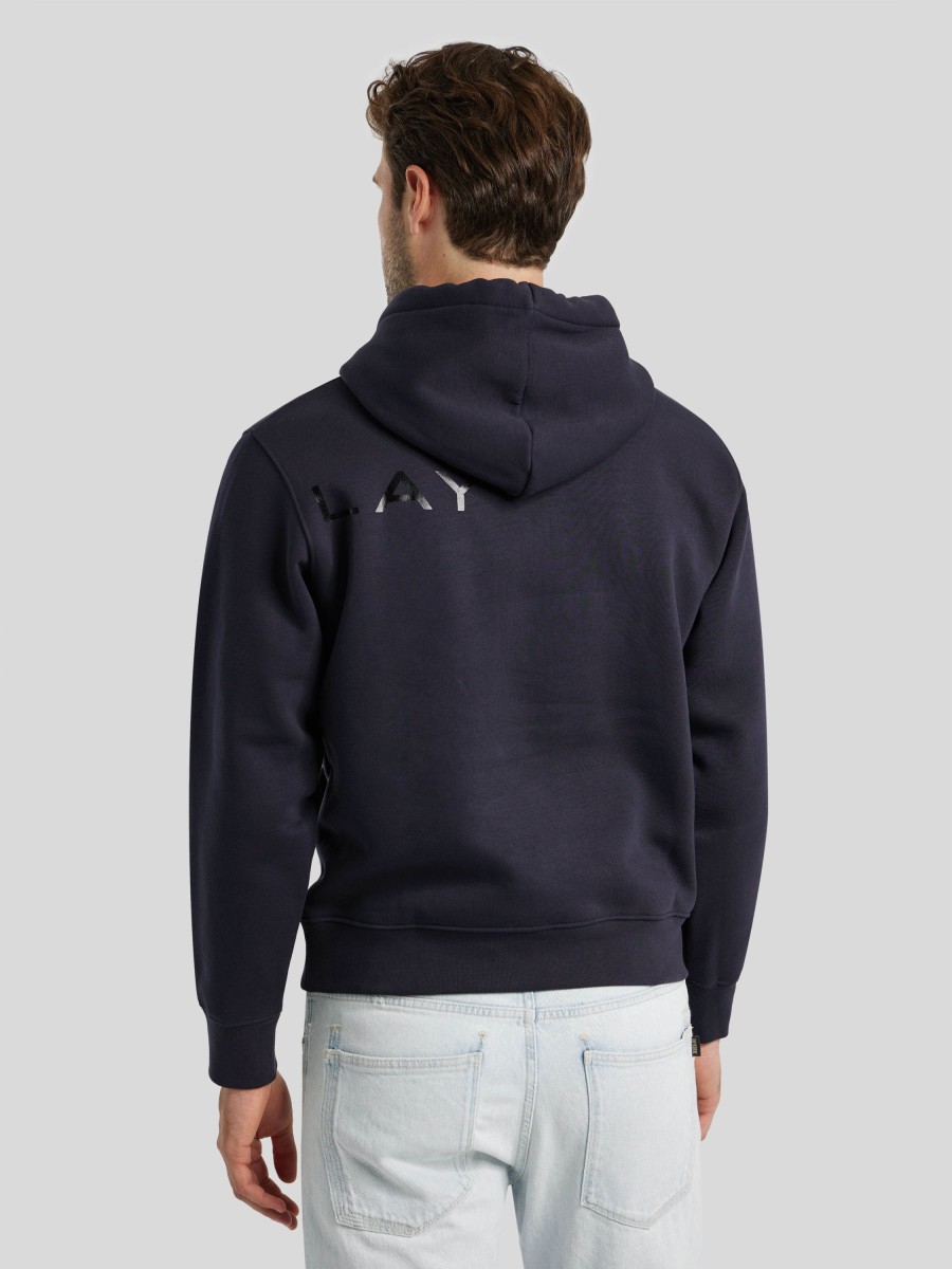 Manner Replay Hoodies & Sweatshirts | Hoodie Mit Print Schwarz