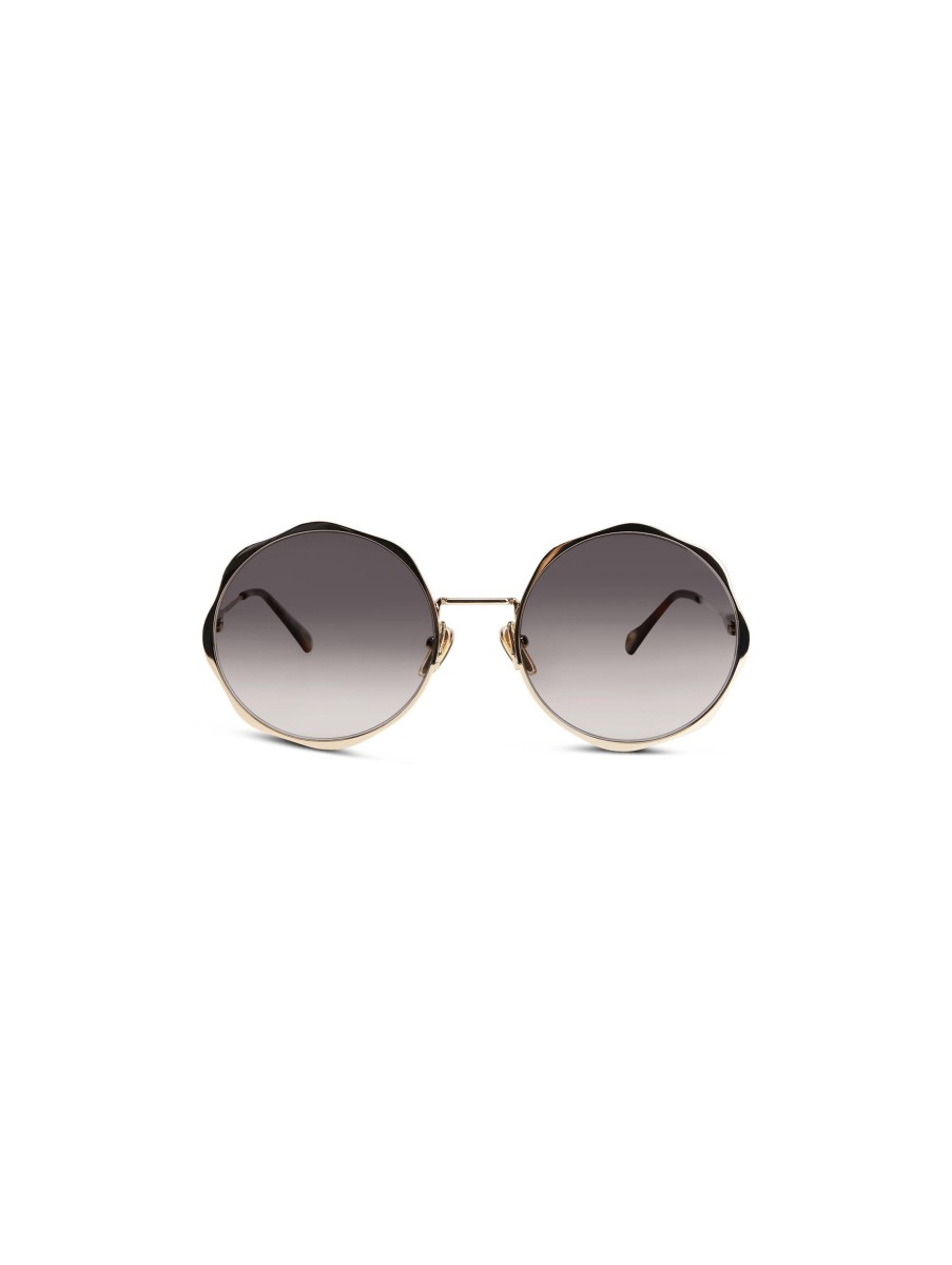 Frauen Chloé Sonnenbrillen | Sonnenbrille Gold