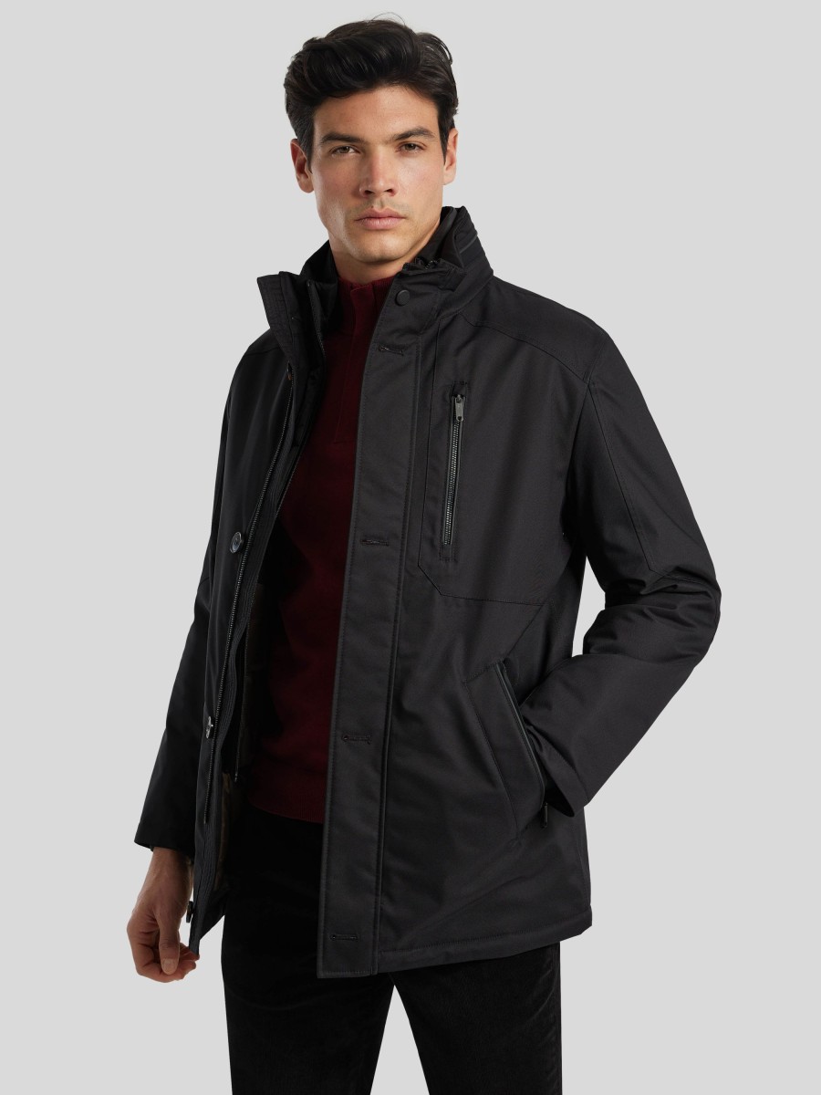 Manner Bugatti Jacken | Jacke Schwarz