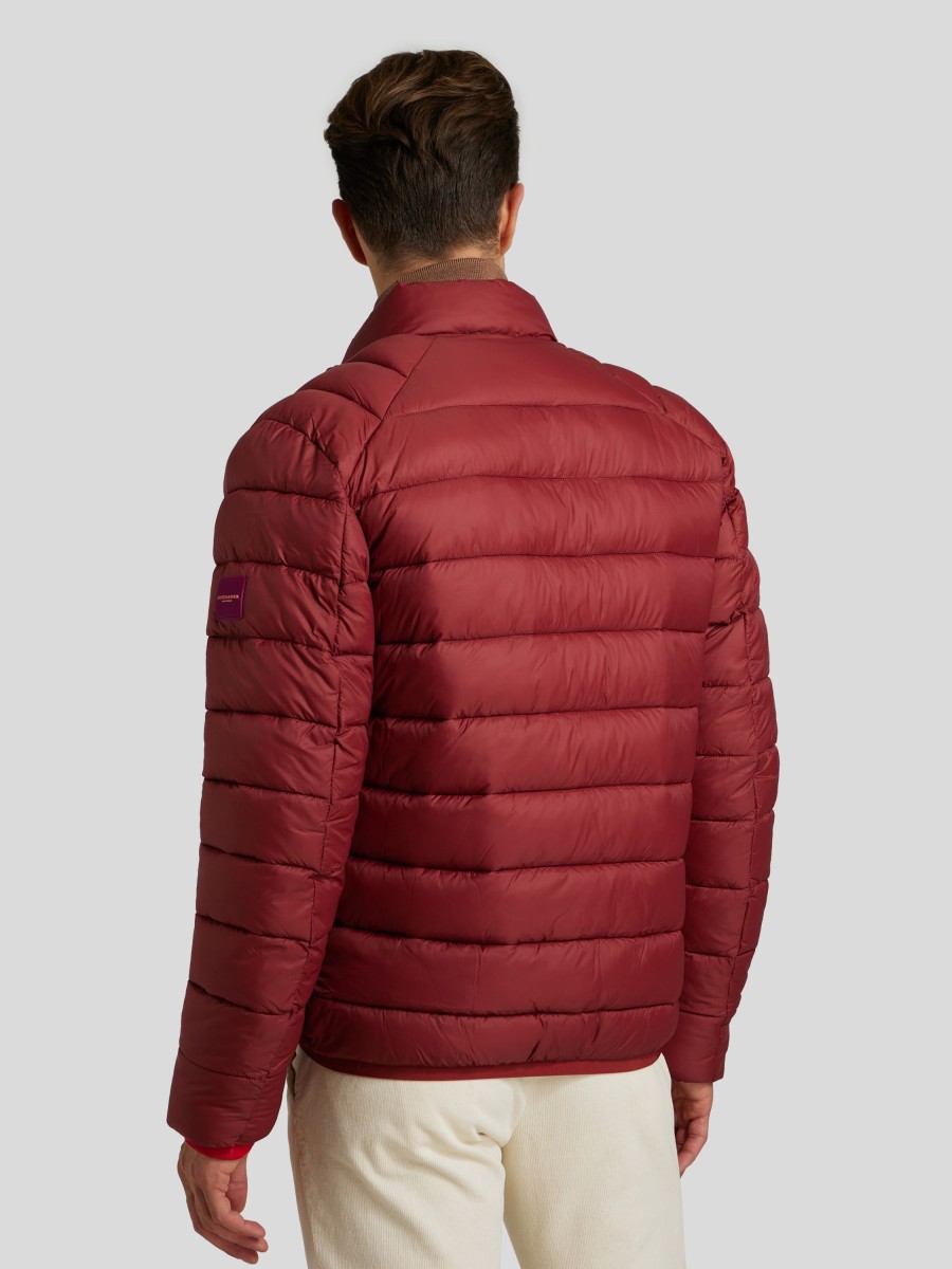 Manner Scotch & Soda Men Jacken | Leichte Daunenjacke Bordeaux