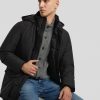 Manner BOSS Casual Mantel | Parka Osiass Schwarz