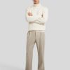 Manner BOSS Men Hosen | Hose Aus Wolle Beige