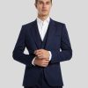 Manner HUGO Anzuge | Anzug 3-Teilig Im Extra Slim Fit Marine