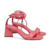 Frauen Carrano Sandalen & Sandaletten | Sandalette Mit Schnurung Rosa