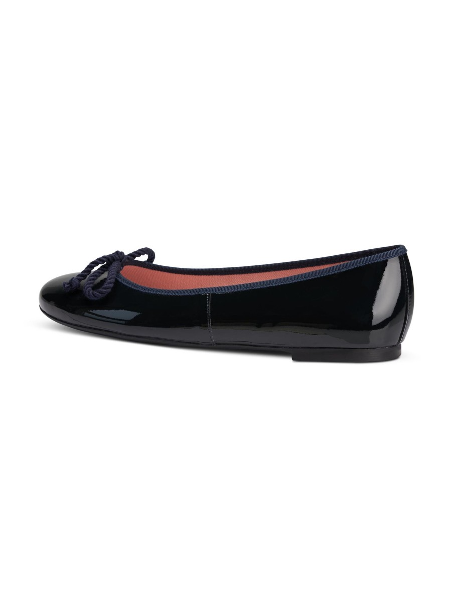 Frauen Pretty Ballerinas Ballerinas | Ballerina Aus Lackleder Marine