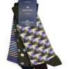 Manner Paul Kehl Wasche & Loungewear | Socken Im 3Er Pack Lila