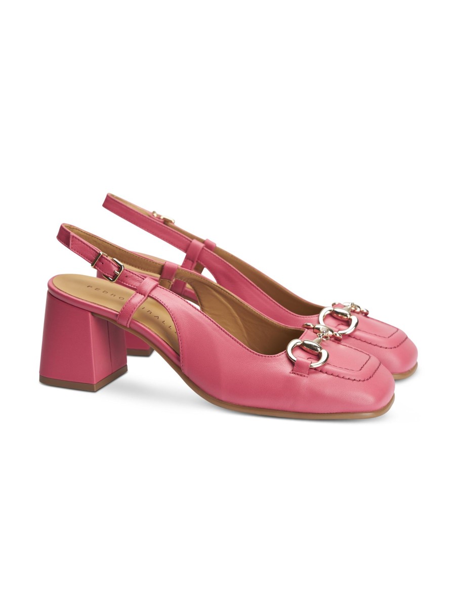 Frauen Pedro Miralles High Heels & Pumps | Sling Pumps Fuchsia