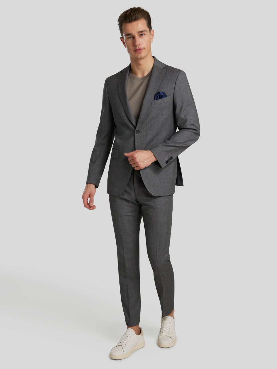 Manner Paul Kehl Anzuge | Anzug 2-Teilig Im Tailored Fit Grau