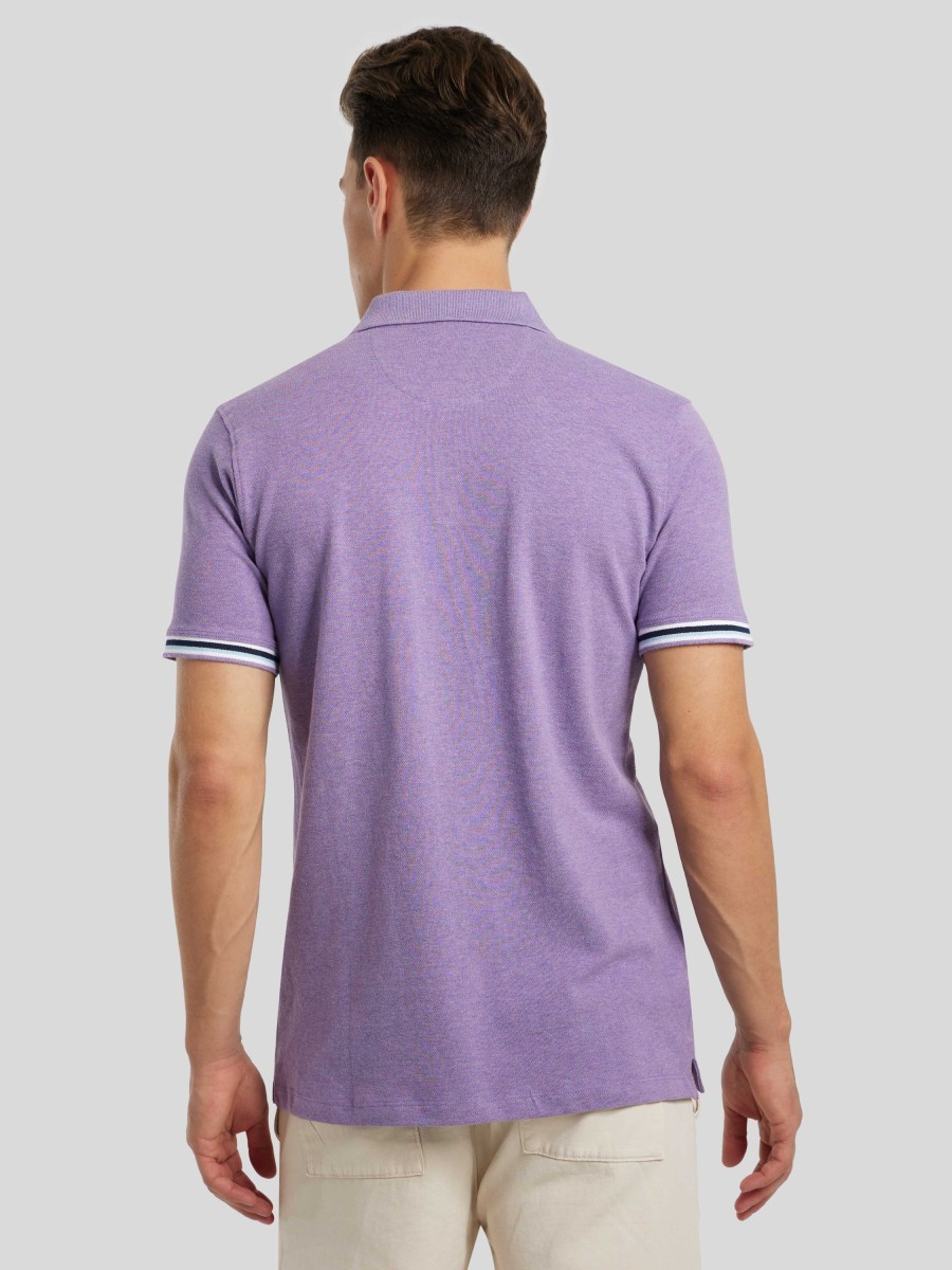 Manner Paul Kehl Polo-Shirts | Polo-Shirt Im Custom Fit Lila