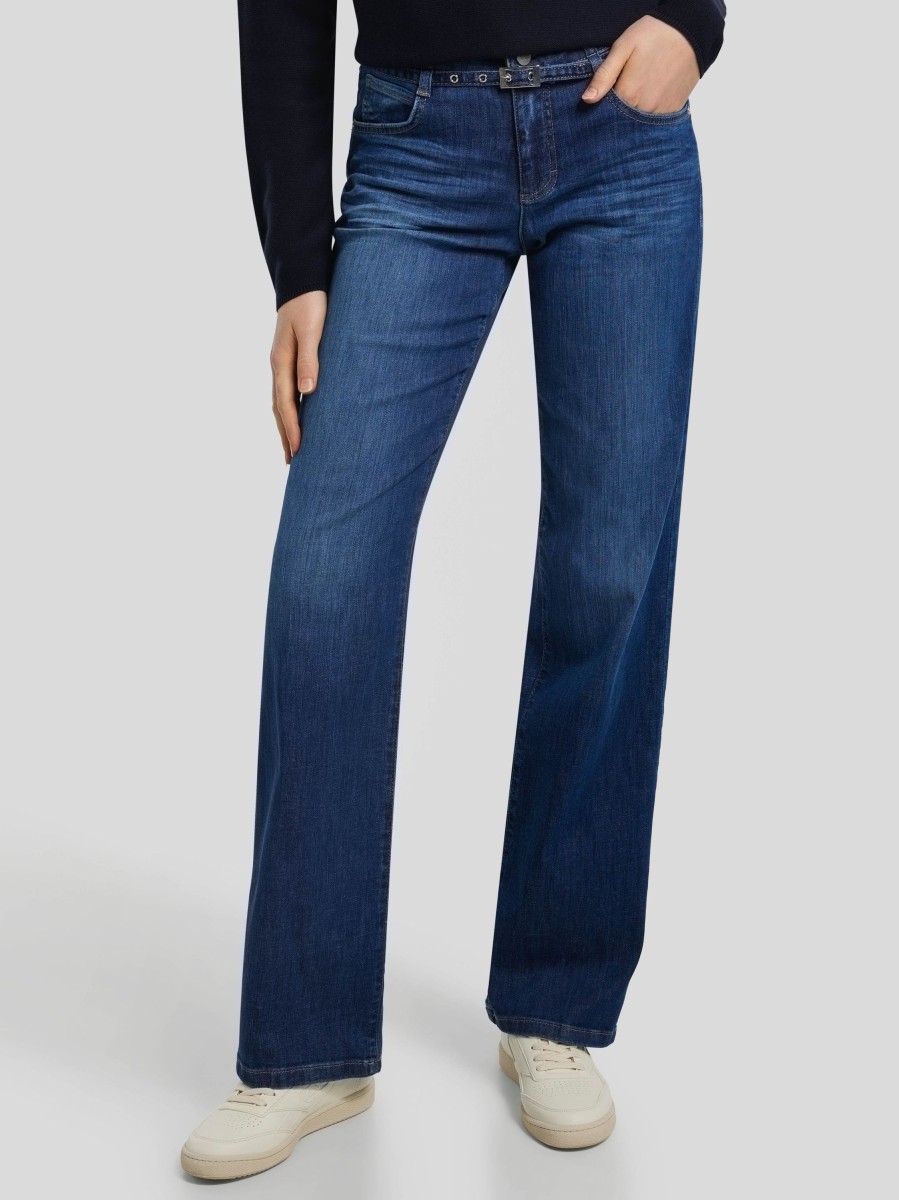 Frauen Angels Jeans | Jeans Liza Belt Indigo