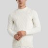 Manner Paul Kehl Pullover & Strickjacken | Pullover Im Custom Fit Ecru