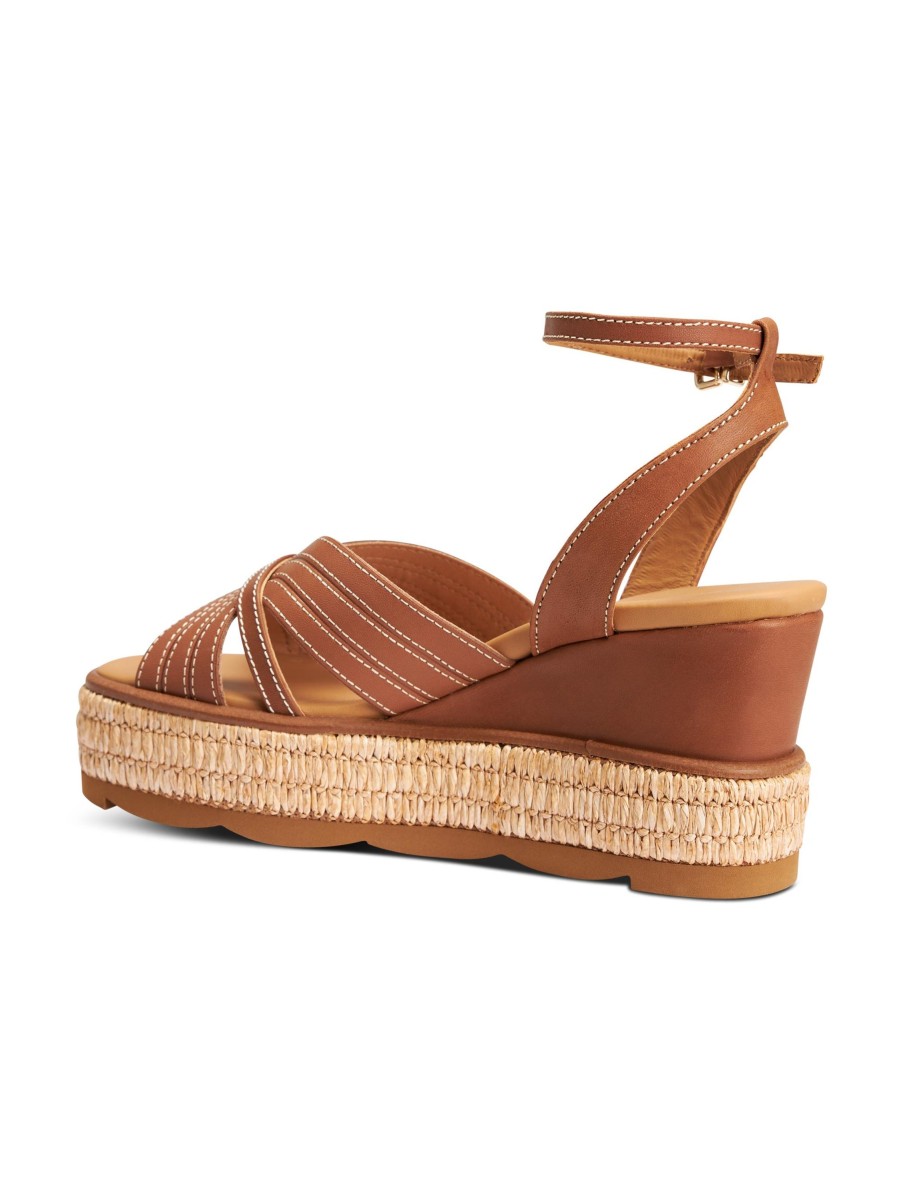 Frauen Pedro Miralles Sandalen & Sandaletten | Wedges Hellbraun